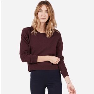Everlane - The Cashmere Cropped Crew - Size L